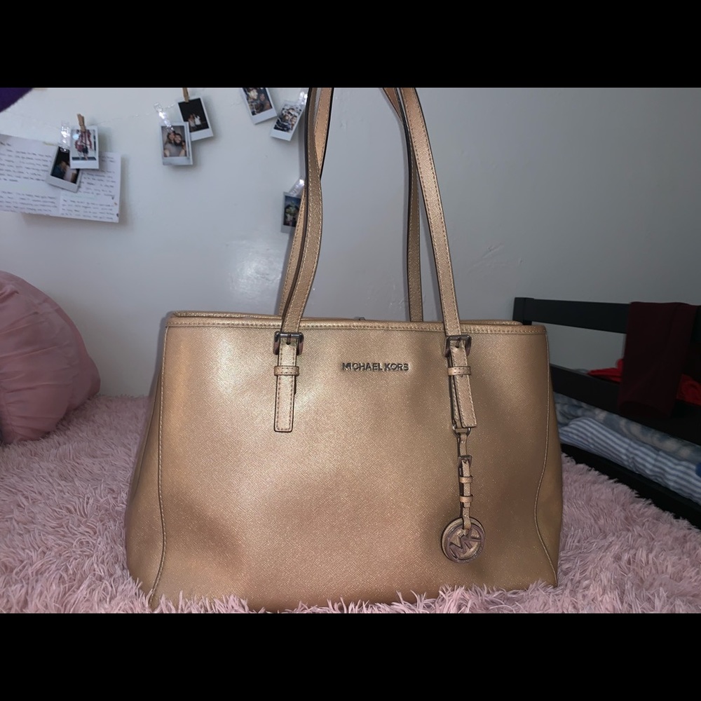 Michael Kors Rose Gold Handbag